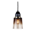 **Stylowa lampa wisząca z przezroczystym kloszem**